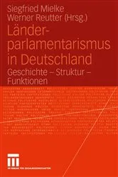 Book cover of Länder-parlamentarismus in Deutschland by Siegfried Mielke