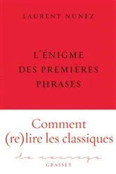 Book cover of L'énigme des premières phrases by Laurent Nunez