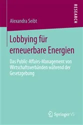 Book cover of Lobbying für erneuerbare Energien by Alexandra Seibt