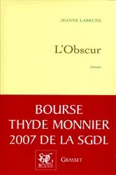 Book cover of L'obscur by Jeanne Labrune