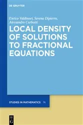 Book cover of Local Density of Solutions to Fractional Equations by Unknown
