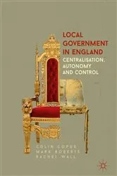 Book cover of Local Government in England by Colin Copus