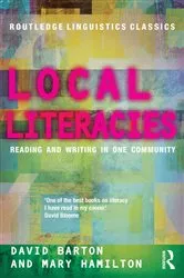 Book cover of Local Literacies by David Barton