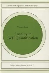 Book cover of Locality in WH Quantification by Veneeta Dayal