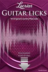 Book cover of Locrian Guitar Licks by Gareth Evans