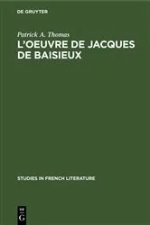 Book cover of L’oeuvre de Jacques de Baisieux by Unknown