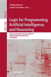 Book cover of Logic for Programming, Artificial Intelligence, and Reasoning by Nikolaj Bjørner