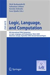 Book cover of Logic, Language, and Computation by Nick Bezhanishvili