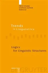 Book cover of Logics for Linguistic Structures by Unknown