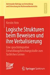Book cover of Logische Strukturen beim Beweisen und ihre Verbalisierung by Unknown