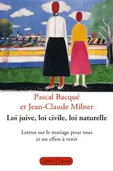 Book cover of Loi juive, loi civile, loi naturelle by Jean-Claude Milner