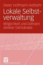 Book cover of Lokale Selbstverwaltung by Dieter Hoffmann-Axthelm