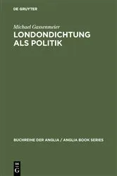 Book cover of Londondichtung als Politik by Michael Gassenmeier