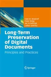 Book cover of Long-Term Preservation of Digital Documents by Uwe M. Borghoff