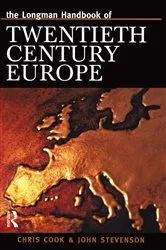 Book cover of Longman Handbook of Twentieth Century Europe by Chris Cook