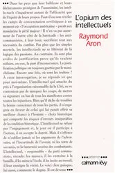 Book cover of L'Opium des intellectuels by Raymond Aron