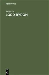 Book cover of Lord Byron (3rd ed.) by Karl Elze
