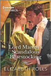 Book cover of Lord Martin's Scandalous Bluestocking by Unknown