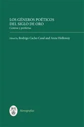 Book cover of Los géneros poéticos del Siglo de Oro by Rodrigo Cacho