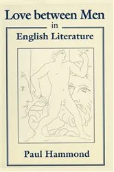 Book cover of Love between Men in English Literature by Paul Hammond
