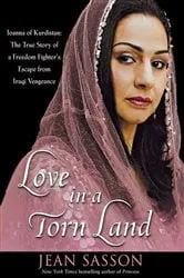Book cover of Love in a Torn Land by Jean Sasson