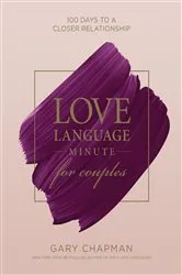 Book cover of Love Language Minute for Couples by Gary Chapman