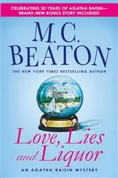 Book cover of Love, Lies and Liquor by M. C. Beaton