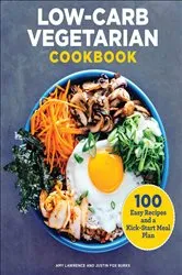 Book cover of Low-Carb Vegetarian Cookbook by Amy Lawrence