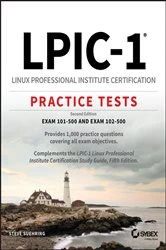 Book cover of LPIC-1 Linux Professional Institute Certification Practice Tests (2nd ed.) by Steve Suehring