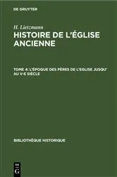 Book cover of L’époque des pères de l'Eglise jusqu' au V-e siècle by André Jundt