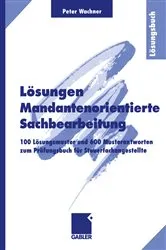 Book cover of Lösungen Mandantenorientierte Sachbearbeitung by Peter Wachner