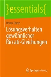 Book cover of Lösungsverhalten gewöhnlicher Riccati-Gleichungen by Unknown