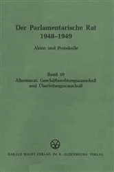 Book cover of Ältestenrat, Geschäftsordnungsausschuß und Überleitungsausschuß by Michael F. Feldkamp