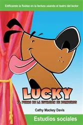 Book cover of Lucky el perro de la estación de bomberos by Cathy Mackey Davis