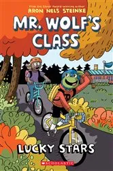 Book cover of Lucky Stars: A Graphic Novel (Mr. Wolf's Class #3) by Aron Nels Steinke
