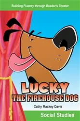 Book cover of Lucky the Firehouse Dog by Cathy Mackey Davis