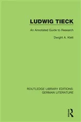 Book cover of Ludwig Tieck by Claudia Stockinger