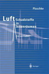 Book cover of Luftschadstoffe in Innenräumen by Peter Pluschke