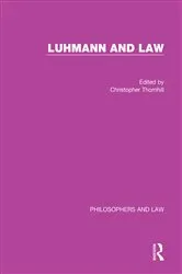 Book cover of Luhmann and Law by Christopher Thornhill