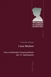 Book cover of Luise Buechner by Peter D.G. Brown