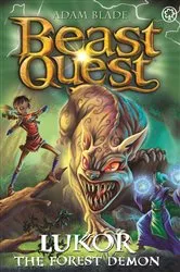 Book cover of Lukor the Forest Demon by Adam Blade