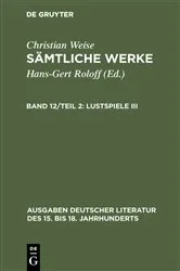 Book cover of Lustspiele III by Hans-Gert Roloff