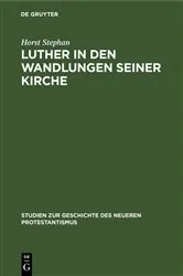 Book cover of Luther in den Wandlungen seiner Kirche by Unknown