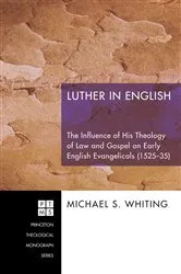 Book cover of Luther in English by Michael S. Whiting