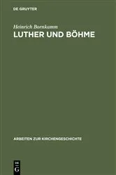 Book cover of Luther und Böhme by Heinrich Bornkamm