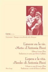 Book cover of L’œuvre ou la vie. « Mots » d’Antonia Pozzi- L’opera e la vita. «Parole» di Antonia Pozzi by Silvia Fabrizio-Costa