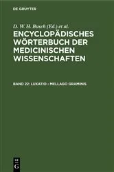 Book cover of Luxatio - Mellago graminis by D. W. H. Busch
