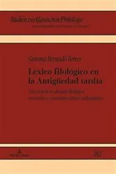 Book cover of Léxico filológico en la Antigueedad tardía by Unknown