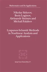 Book cover of Lyapunov-Schmidt Methods in Nonlinear Analysis and Applications by Nikolay Sidorov