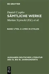 Book cover of Lyrik in Zyklen by Ulrich Seelbach